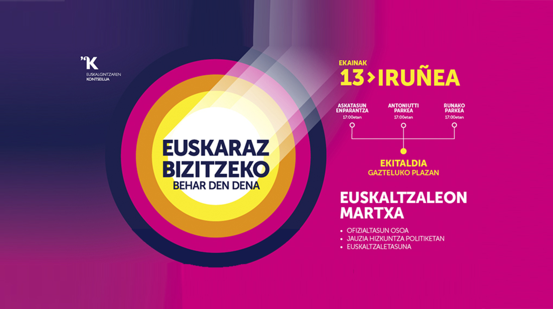 Euskaltzaleon martxa
